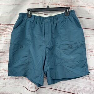 AFTCO Blue Water Fishing Shorts Mens Size 38 Cargo Pockets Outdoors Hiking